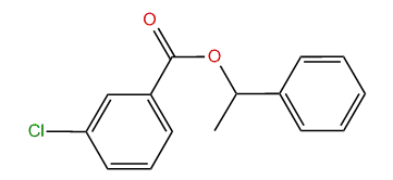 1-Phenylethyl 3-chlorobenzoate